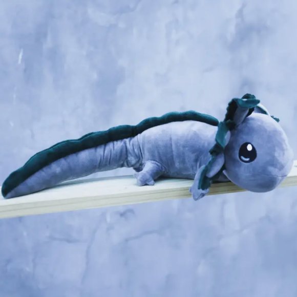 Gray Realistic Axolotl Plush - Picture 8 of 8